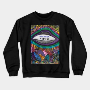 Mind Escape Psychedelic UFO Live Art Crewneck Sweatshirt